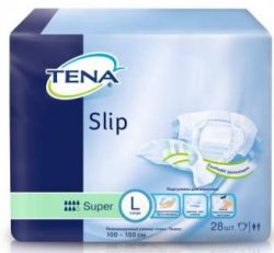 ТЕНА Слип Супер L дышащие подгузники для взрослых 28 штук (TENA Slip Super L)