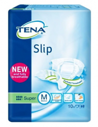Тена Слип супер дышащие подгузники для взрослых M 10шт
