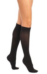 Интекс гольфы женские 1-й класс компрессии с закрытым носком черные ИГЗ-1к(чн) р.4 (XL)