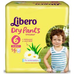 Либеро трусики Dry pants 13-20кг extra large 16шт