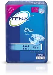 Тена Слип подгузники для взрослых плюс дышащие M 10шт