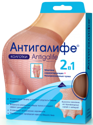 Антигалифе колготки 2в1 100 den р.3-4 бежевые