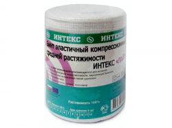 Интекс лайт бинт эластичный средней растяжимости с застежкой 10х300см