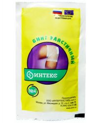 Интекс бинт эластичный трубчатый латексно-полиэфирный р.4 (15смх3см) арт.ИТБ-4 1шт