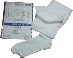 Релаксан чулки антиэмболические на резинке с открытым носком 1 класс компрессии р.2 (М) белый