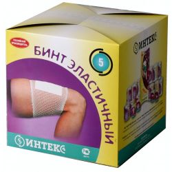 Интекс бинт эластичный трубчатый латексно-полиэфирный р.5 3метра арт.ИТБ(3)-5 1шт