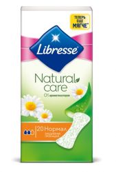 Либресс Нэйчерал Кеар Нормал прокладки ежедневные 20 штук (Libresse Natural Care Normal)