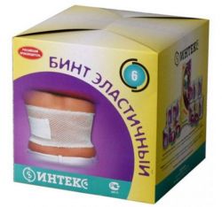 Интекс бинт эластичный трубчатый латексно-полиэфирный р.6 3метра арт.ИТБ(3)-6 1шт