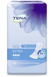 ТЕНА Леди Экстра прокладки урологические 10 штук (TENA Lady Extra)