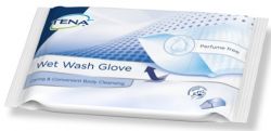Тена рукавичка влажная для мытья 8шт