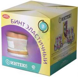 Интекс бинт эластичный трубчатый латексно-полиэфирный р.7 3метра арт.ИТБ(3)-7 1шт
