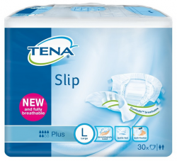 Тена Слип плюс дышащие подгузники для взрослых L 30шт