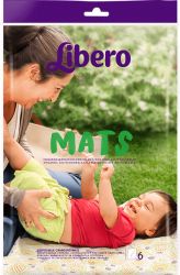 Либеро пеленки детские 6 шт (Libero Mats)
