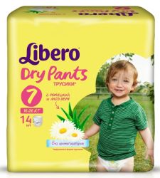 Либеро трусики Dry pants 16-26кг extra large plus 14шт