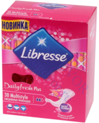 Либресс дейлифреш плюс мультистайл прокладки ежедневные 30шт