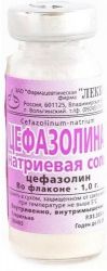 Цефазолин порошок для раствора 1г №1 флакон /ЛЕККО/