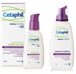 Сетафил Дермаконтрол набор (средство увлажняющее SPF30 118мл+пенка для умывания )