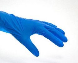 Перчатки смотровые нестерильные неопудренные нитриловые (р.М) 100 пар