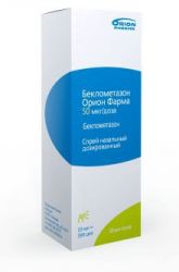 Беклометазон Орион Фарма 50мкг/доза 23мл (200доз) спрей назальный