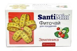 Сантимин фиточай Земляника 2г №30 пакетики