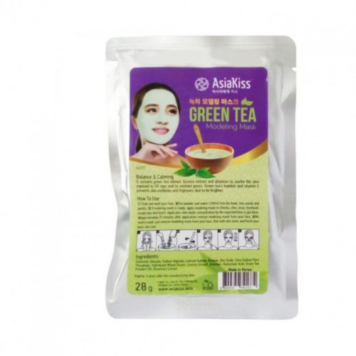 Альгинатная маска AsiaKiss с экстрактом зеленого чая 25гр.