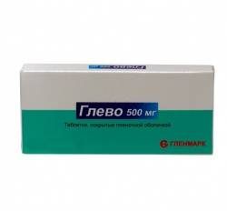 Глево 500мг №10 таблетки
