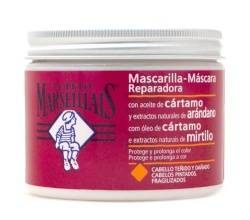 Ле Пти Марселье маска для окрашенных волос голубика и масло сафлора 300мл