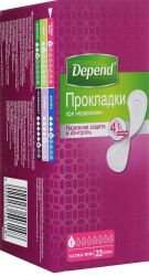 Депенд ультра мини прокладки для взрослых женские №22