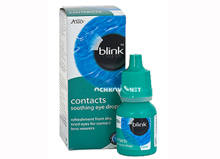 Блинк Контактс раствор для глаз смазывания и смачивания для применения с контактными линзами 10мл