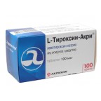Л-тироксин-акри 100мкг №100 таблетки
