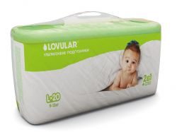 Ловулар подгузники L 9-13кг 20шт