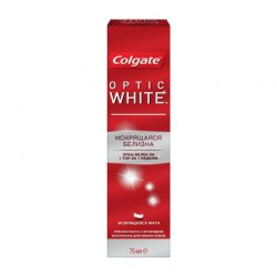 Зубная паста Colgate отбеливающая Optic White 75мл