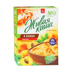 Живая каша Vita 4 злака с абрикосом
