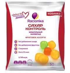 Рационика Релакс мармелад жеват. Фруктовое ассорти 50г