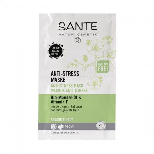 Маска анти-стресс Sante для чувствительной кожи масло миндаля и витамин F
