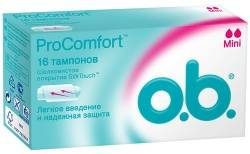 Тампоны o.b. ProComfort mini 16шт