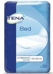 ТЕНА Бед Нормал простыни впитывающие 60х60 см 30 штук (TENA Bed Underpad Normal)