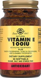 Солгар Витамин Е 100 МЕ №50 капсулы
