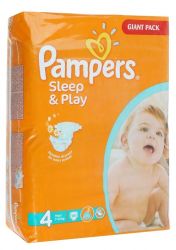 Памперс подгузники Sleep&Play (4) 7-14кг maxi 86шт