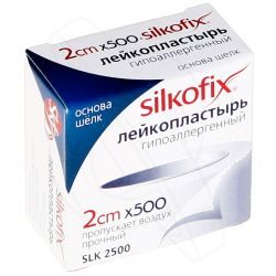 Силкофикс лейкопластырь 2х500см на шелковой основе