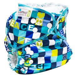 Глориес многоразовый подгузник Классик+ Мозаика 3-18кг+2 вкладыша