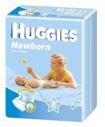 Хаггис подгузники Newborn (2) 3-6кг 66шт