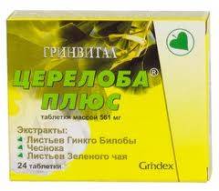 Гринвитал церелоба плюс таблетки п/о 561мг №24 (бад)
