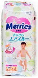 Мерриес подгузники 12-20кг (XL) 44шт