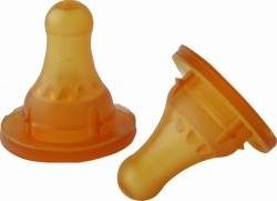 Курносики соска латексная стандартная медленный поток 2шт 0+