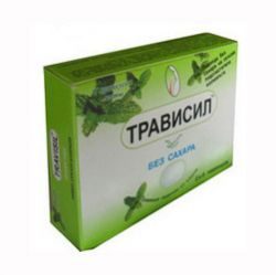 Трависил мята №12 таблетки для рассасывания без сахара