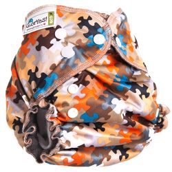 Глориес многоразовый подгузник OPTIMA NEW Пазл 3-18кг+2 вкладыша