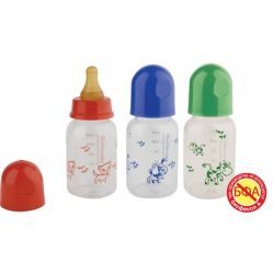 Курносики бутылочка 125мл соска латекс 0+мес (11085)