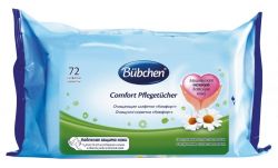Бюбхен салфетки влажные Комфорт с рождения сменный блок 72шт