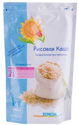 Ремедиа рисовая безмолочная каша с 4 мес. 200г